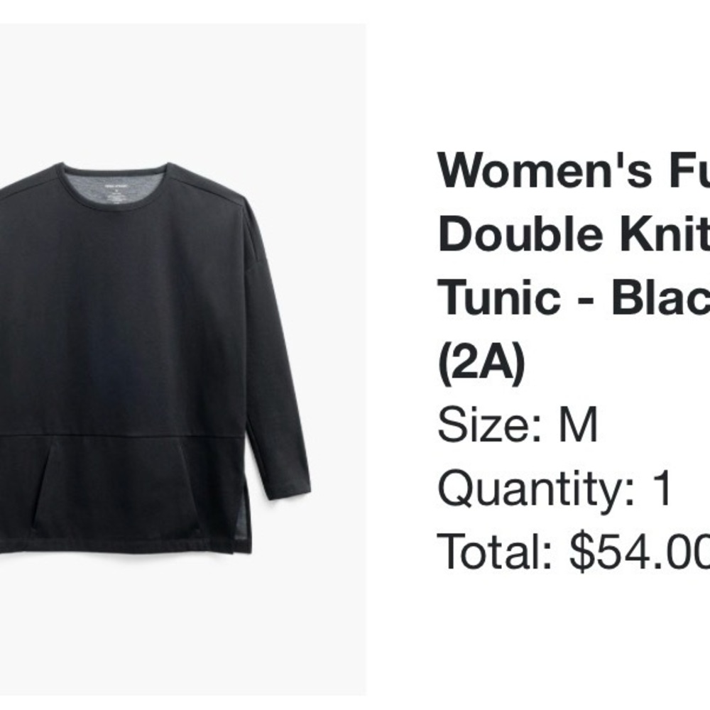 Ministry of Supply Black Knit Top